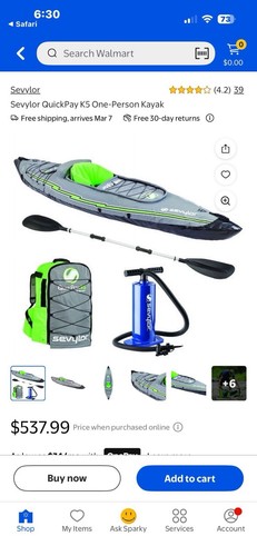 Sevylor quickpay one - k5, one-person